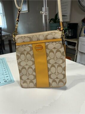 Coach Sutton Signature C Monogram Swingpack Crossbody Bag